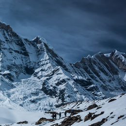 Snowy mountains